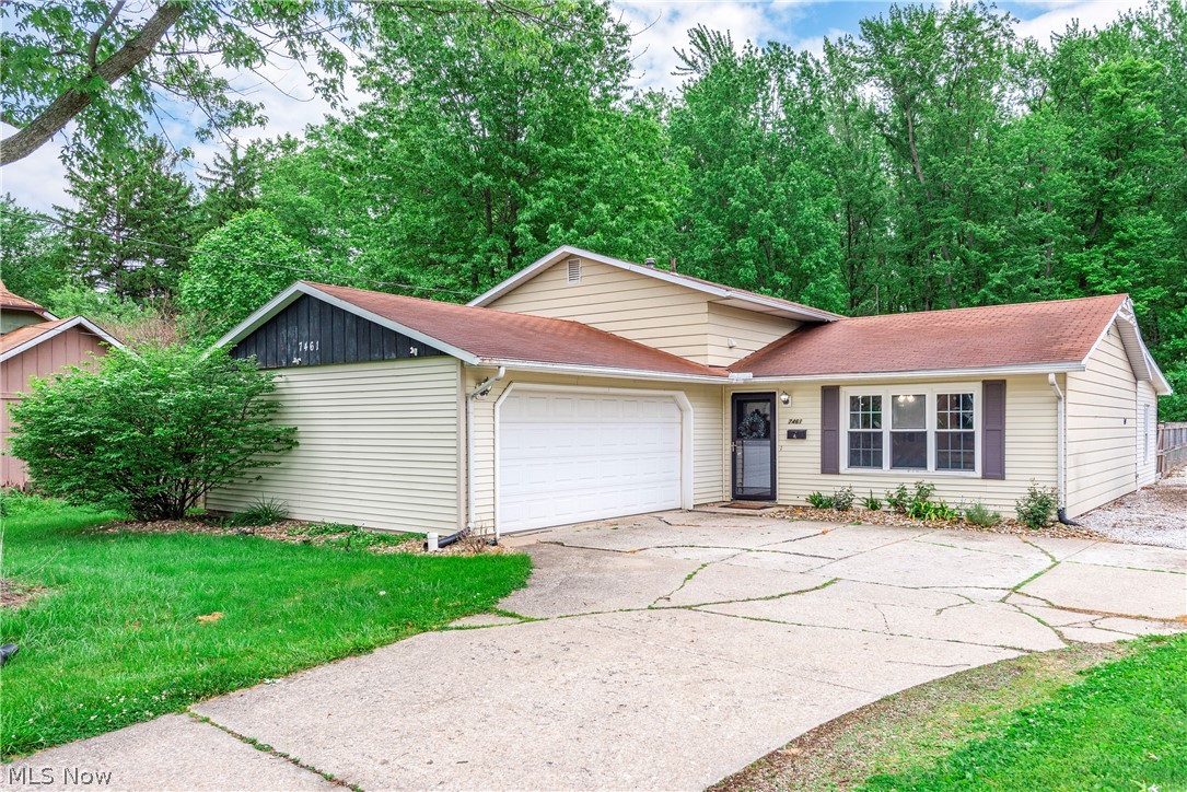 Nestled on nearly a half-acre lot backing directly to South Central Park, this beautifully maintained split-level home offers space, comfort, and convenience. Featuring 3 bedrooms and 1.5 baths, the open-concept design creates a welcoming flow throughout the main level, which includes a spacious living room, dining area, updated kitchen with all appliances included, and a bright sunroom with patio doors leading to a private backyard oasis complete with a fenced-in pool area. The second level offers three comfortable bedrooms and a full bath, while the lower level boasts a large family room and utility area, providing additional living and storage space. Major updates include a septic system (2020), aerator (2022), central air(2022), sump pump 2023,  Pool 2022, hot water tank 2022. Conveniently located near shopping, schools, parks, and major highways, this move-in-ready home combines modern updates, outdoor enjoyment, and an ideal location. No neighbors in back of property---South Central Park gives you a natural privacy barrier and the convenience to exercise, walk, swim and enjoy!!