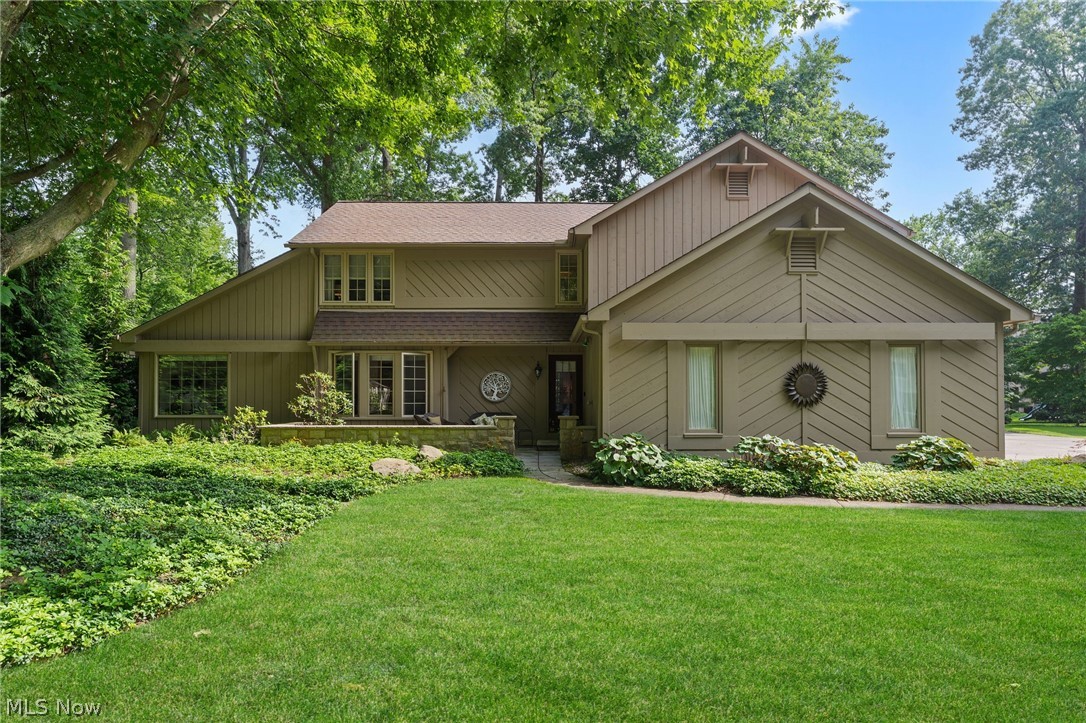 THIS could be THE PLACE! Welcome to this beautiful 4-bedroom, 3.5-bath Colonial in the desirable Landings neighborhood of Avon Lake. The main level offers an open-concept dining and living space with vaulted ceilings and skylights. The remodeled kitchen features granite countertops, stainless steel appliances, recessed lighting and an adjoining eat-in area with a large bay window perfect for everyday dining. The family room with a gas fireplace leads to a bright three-season sunroom overlooking the private, landscaped backyard. Upstairs, the generous primary suite impresses with a custom walk-in closet and island with loads of storage and a luxurious en suite bath featuring a jacuzzi tub, double vanities and updated finishes. Three additional bedrooms, each offering ample closet space. The finished basement expands your living options with a large rec room, full bath and built-in bookshelves perfect for game or movie night. Outside, enjoy a peaceful backyard with a stone patio, waterfall pond, partial wood fencing and mature landscaping perfect for entertaining and relaxing outdoors. Additional features include new windows in the kitchen, bathroom, doors and the whole sunroom. Majority of the updates were done between 2021 and 2024, which includes carpeting and kitchen. There's a community pool, tennis courts, clubhouse and a creek at the end of the cul-de-sac for kids to play. This home is minutes from the lake, shopping, dining, parks, recreation and top-rated schools.