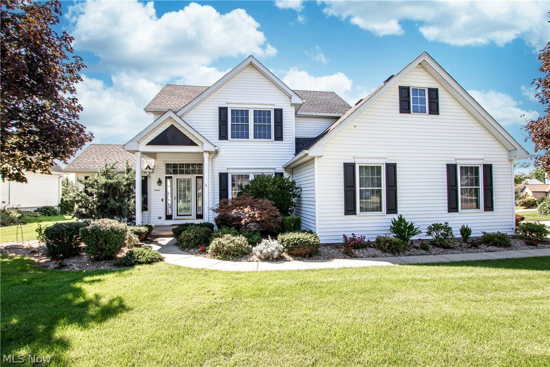 Welcome home to this 4 BR & 2.5 Bath Colonial located in the Fairways in Brunswick. It offers a 1st floor master BR,1st floor office & 2,642 square feet of above ground living space. You will love the 2 story foyer & the beautiful Brazilian Red Oak hardwood floors that run throughout the 1st level. Off the foyer to the left is the 1st floor office w/ double french doors & to the right is the formal dining room w/ crown molding & newer carpeting. As you enter further into the home you are find a spacious great room. It features a corner stone-walled wood burning fireplace w/ a gas starter & crown molding. Off the great room is the eat-in kitchen w/ oak cabinets, plenty of countertop space, a large pantry & newer stainless steel appliances. You can access the patio through the sliding glass door off the kitchen or from the french door in the 1st floor master bedroom.  This spacious master bedroom has vaulted ceilings, a large walk-in closet, & a master bath w/ a soaking tub & walk-in sho