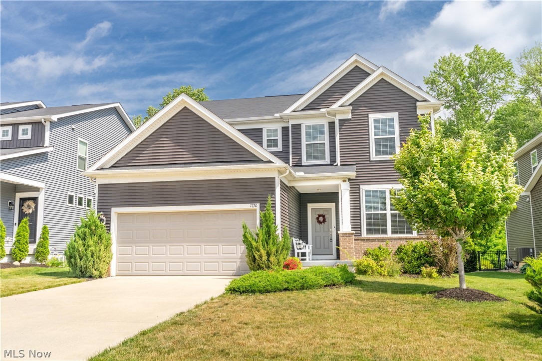 Welcome to this gorgeous 3-bedroom, 2.5-bath colonial located in desirable Wadsworth and within the highly sought-after Highland School District. This beautifully designed home features a spacious open floor plan, perfect for both everyday living and entertaining. The stunning kitchen flows seamlessly into the dining and living areas, creating a bright and inviting atmosphere throughout.

The main level also features a dedicated first-floor office, providing the perfect space for working from home, studying, or managing daily tasks. Upstairs, you'll find a huge loft offering endless possibilities for a family room, home office, playroom, or additional living space. The spacious primary suite includes a private bath, while two additional bedrooms provide plenty of room for family and guests.

Step outside to enjoy the stamped concrete patio, ideal for relaxing or hosting gatherings. The unfinished basement offers abundant storage and endless potential to customize and create the space of your dreams. Complete with a 2-car garage and conveniently located near shopping, dining, and local amenities, this exceptional home combines comfort, functionality, and style. Don't miss your opportunity to make it yours!