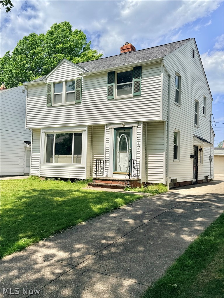 Welcome home to this beautifully remodeled and move-in-ready Colonial offering 3 bedrooms and 1.5 baths. The main level features a bright and inviting living room filled with natural light from the new windows, creating a warm and welcoming atmosphere throughout.

The fully updated kitchen showcases new soft-close cabinetry, stylish countertops, luxury vinyl flooring, and a complete package of stainless steel appliances. A convenient half bath on the main level adds functionality for guests and everyday living.

Upstairs, you'll find all three bedrooms, featuring generous closet space, updated flooring, and fresh finishes throughout. The full bathroom has been tastefully renovated with a nice vanity and luxury tile flooring.

The finished basement provides additional living space perfect for a recreation room, home office, fitness area, or media room. Fresh paint, new LED lighting, updated flooring, and modern finishes can be found throughout the home.

Major improvements include a new roof, new main-level windows, updated fixtures, and numerous additional upgrades that make this home truly move-in ready. Outside, enjoy a large detached two-car garage and a covered porch.

A one-year home warranty is included for added peace of mind. Schedule your private showing today!