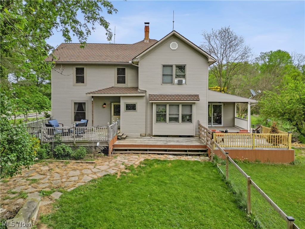 Have you been searching for that perfect home in the country? This is the real deal!! Located in Pittsfield Township, Lorain County? 5 Gorgeous acres With a True 1900?s  farmhouse with over 2300 ft.² of living space. There are four bedrooms, One on the main level, As well as two full bathrooms - One on each level of the home for easy access And ample room for you, your family and guests. The main level bath includes a comfy heated floor in the shower! The second level bathroom has been completely remodeled to include a double vanity, along with a double shower ? As well as a second floor laundry area with an added linen closet for additional Storage.  Every convenience has been afforded!!  Original charm and character run throughout from the beautiful trim to the floors and woodwork, to steal your heart! This welcoming, well loved colonial Has had wonderful updates? an eat in kitchen overlooking the Picture perfect property, Or choose one of the many decks, while you watch the sunrise with your cup of Joe! Sunsets are breathtaking As you wind down with a glass of Pinot next to the warmth of a fire, to relax your soul.  If you?re looking for true peace and nature, A feeling of time that has long gone, This is it! Schedule your showing today!