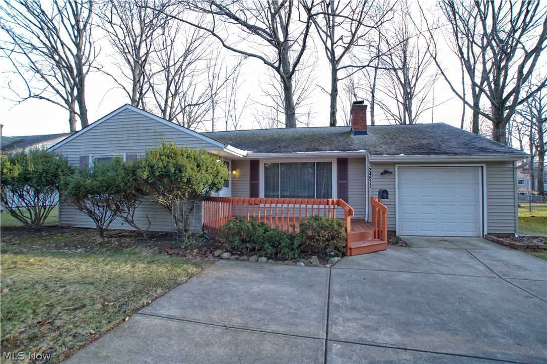 Welcome to this spacious and move-in ready ranch home featuring 3 bedrooms, 1.5 bath, dining room/sun room, and family room with stone fire place. This home features a large fenced-in backyard with a shed for extra storage, deck off the kitchen area, 1 car attached garage, and long driveway for extra parking. Conveniently located near Great Northern Mall, Fairview Hospital, and Rocky River Reservation. Furnished with kitchen appliances and washer/dryer. This is a must see...
