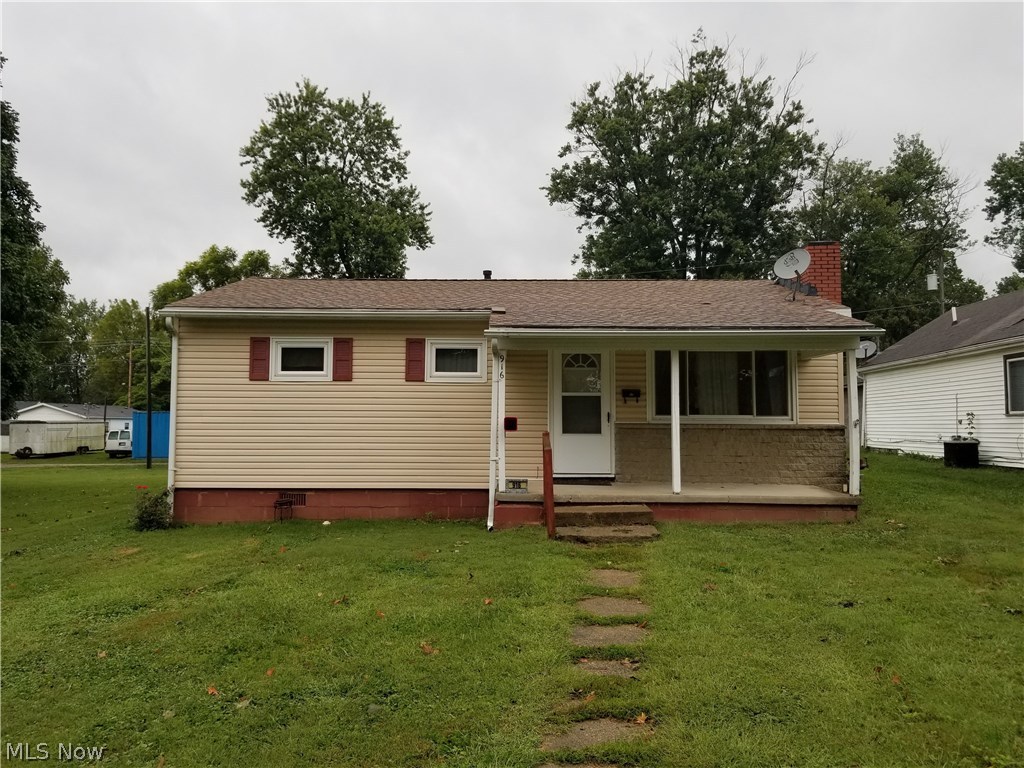 Lovely 2 bedroom ranch with den/office which is being used as a third bedroom. Hardwood floors in bedrooms and den. Nice porch awaits your rocking chair. Two outbuildings for your storage needs. Must see. Priced to sell.