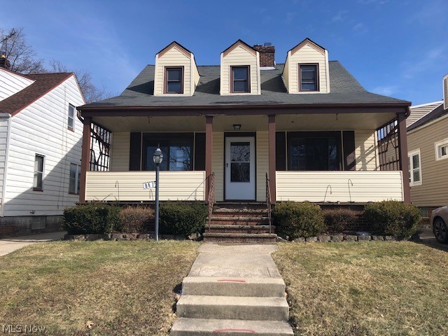 Three bedroom cape cod home with a large master bedroom upstairs! This home has a great front porch and a two car garage.  Property is HUD owned and is being sold "As-Is" without any guarantee or warranty by seller. It is FHA "IE" which means it can be FHA financed (Insured with $1,500 Escrow). Please visit SageAcq and HudHomeStore websites for more info and property disclosure data (like LBP, PCR, Radon, Mold, etc)! **Note: Buyer to assume any and all Point of Sale (POS) violations. If seller does not reimburse listing brokerage for cost of POS then buyer will do so as part of closing.