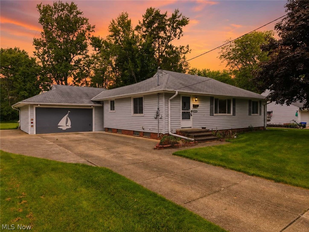 Located on a quiet dead-end street, this meticulously maintained 3-bedroom, 1-bath ranch is truly move-in ready. As you step inside, you’re welcomed by beautiful wood flooring throughout the main level and large windows that fill the home with natural light.
The kitchen features a pantry, pristine cabinetry, butcher block countertops, and newer appliances that will convey with the sale. The main floor is rounded out with a spacious family room, dining area, full bathroom, and three comfortable bedrooms. The basement offers an additional 1,000 square feet with endless potential to be finished for extra living space, a recreation area, home gym, or office. Outside, you’ll find a covered porch, a 2-car garage, and an additional parking pad for added convenience. Just moments from I-480, Turnpike, and North Ridgeville, it offers an exceptional location that's tucked away. This home has been exceptionally cared for, and it shows in every detail. Don’t miss your opportunity to make it yours!