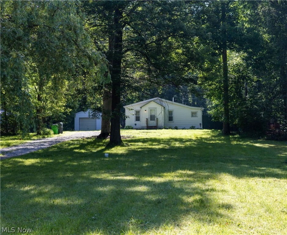 Beautiful home in the heart of Stow! 3 bedroom ranch with one full bath. Private with pleanty of trees and the house sits well off the road. Sitting on 2/3 acres, this home has the perfect setting! Addition was put on in 2007 and remainder of the home was gutted to the studs. New roof, water line, furnace overhaulded by PKWasworth, sewer line was power jetted last year, leaf fitters on the gutters, and a 220 line in the garage along with a 110.