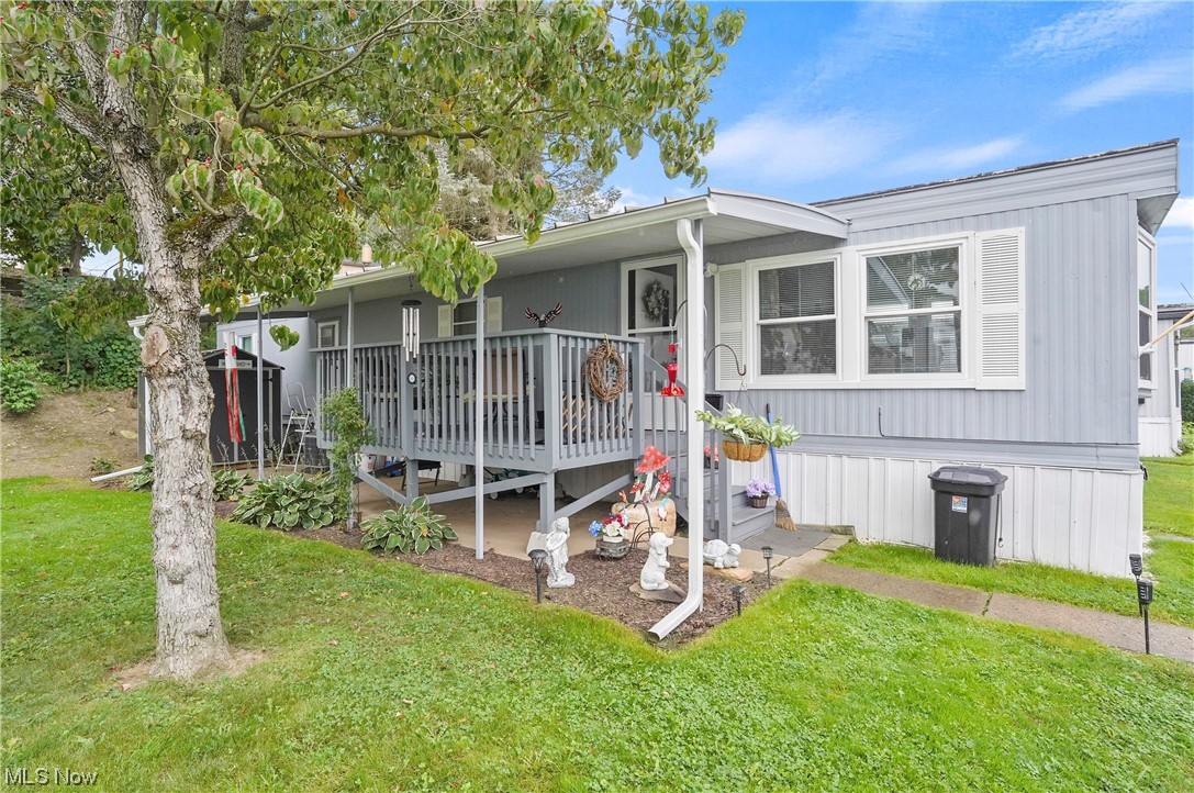 Come see this well-maintained mobile home located in this 55+ community in M&C Mobile Village.  This home features 2 bedrooms, 1 bath and several updates including newer central air system, a 12x8 deck with new seamless covered gutter on the patio roof, newer living room windows, new shed, and many more features.  Lot is leased.  Park owners require an application and background screening.  Cost for this is $25.  Trash is included with the lot rent.  Lot rent is currently $330 per month.