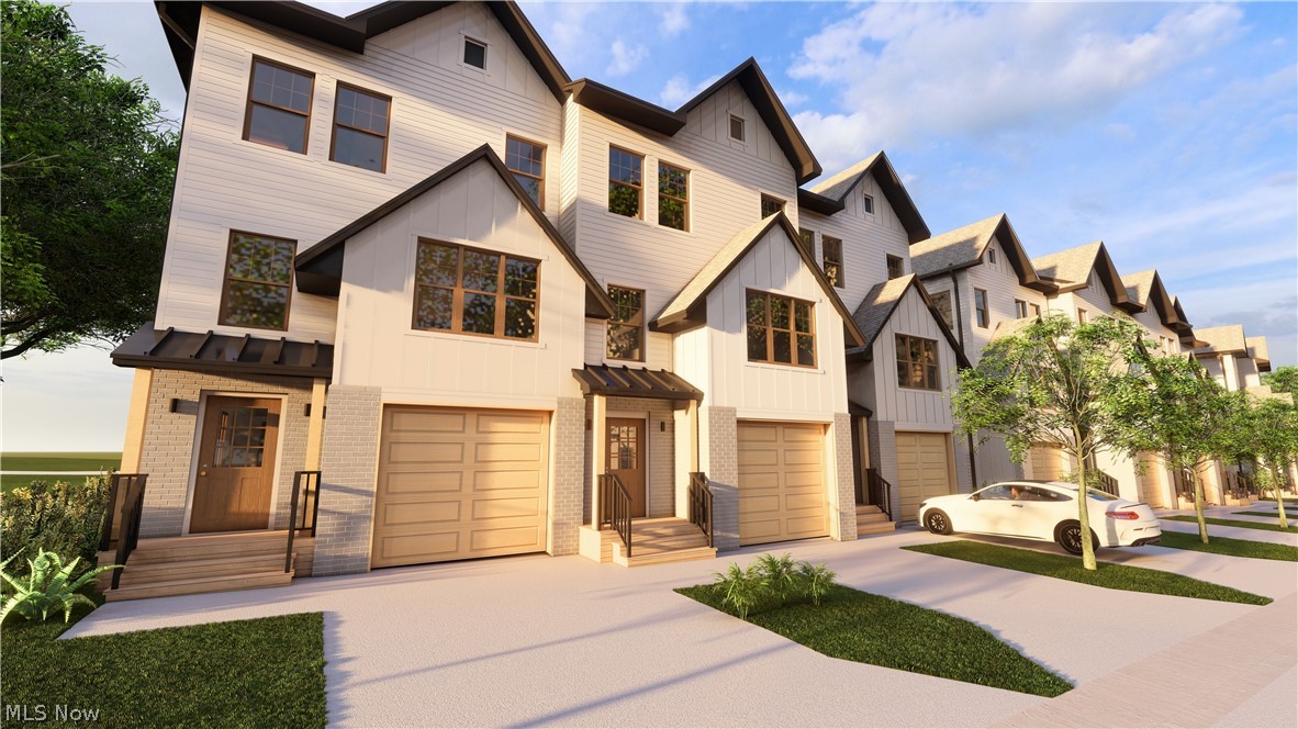 Now selling with anticipated move in date of Fall 2026. The Parker Townhomes – where city living meets home in the heart of West Park! This thoughtfully planned community of 19 units celebrates the neighborhood’s rich history while offering a full 15-year tax abatement, financing incentives, and wonderful included finishes. At 2156 square feet, this unit features 4 bedrooms and 3.5 bathrooms. The first floor has a convenient bedroom, full bathroom, coat closet and workstation. Walk up to the main level where the open floor plan boasts a fantastic layout for entertaining. The kitchen has shaker style cabinets, granite countertops, kitchen island with pendant lights, stainless steel appliance package, and luxury vinyl floors that flow through the dining and family room. A half bathroom completes the main level. Upstairs, the primary suite has an ensuite full bathroom and walk-in closet. Additional bedrooms are generously sized. The main bathroom has stylish fixtures and a shower. Residents will enjoy stunning finishes and the low maintenance lifestyle The Parker Townhomes provides. Quick access to I-90, I-71, and downtown Cleveland makes commutes easy. Only 5 minutes to Kamm’s Corners, 7 minutes to Fairview Hospital, 10 minutes to the airport, less than 25 minutes to Cleveland Clinic Main campus & University Hospitals. Call us to set an appointment in our showroom!