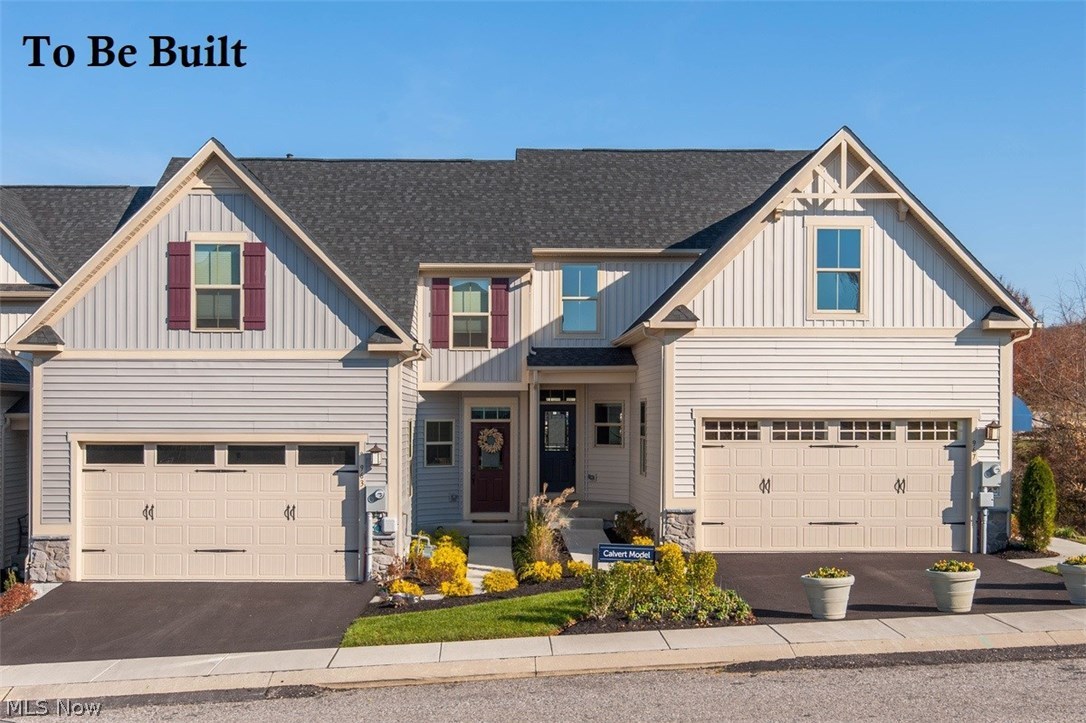 This lovely home sits in a brand new community, situated near Old Mill Pond. Enjoy your free time on the proposed walking trails around the pond, NOT on yardwork: Your year round maintenance is INCLUDED! This home features 1st floor Owner's living: Owner's Suite, laundry & everything you need, all on the 1st floor. You’ll be right at home in the gourmet kitchen complete with beautiful upgraded cabinets, SS appliances, breakfast bar & pantry. The Owner's Suite features a tiled walk-in shower, linen closet, double vanities w/ upgraded cabinets, & large walk-in closet. The Great Room has windows and a French door for lots of natural light and views of your private, wooded homesite. The basement has loads of potential for entertaining and ample storage, and includes a WALKOUT door and window. Second floor features two more bedrooms, full bath and plenty of storage in hall closet, perfect for family members or out of town guests. In-house financing with $2,500 paid towards closing, no const