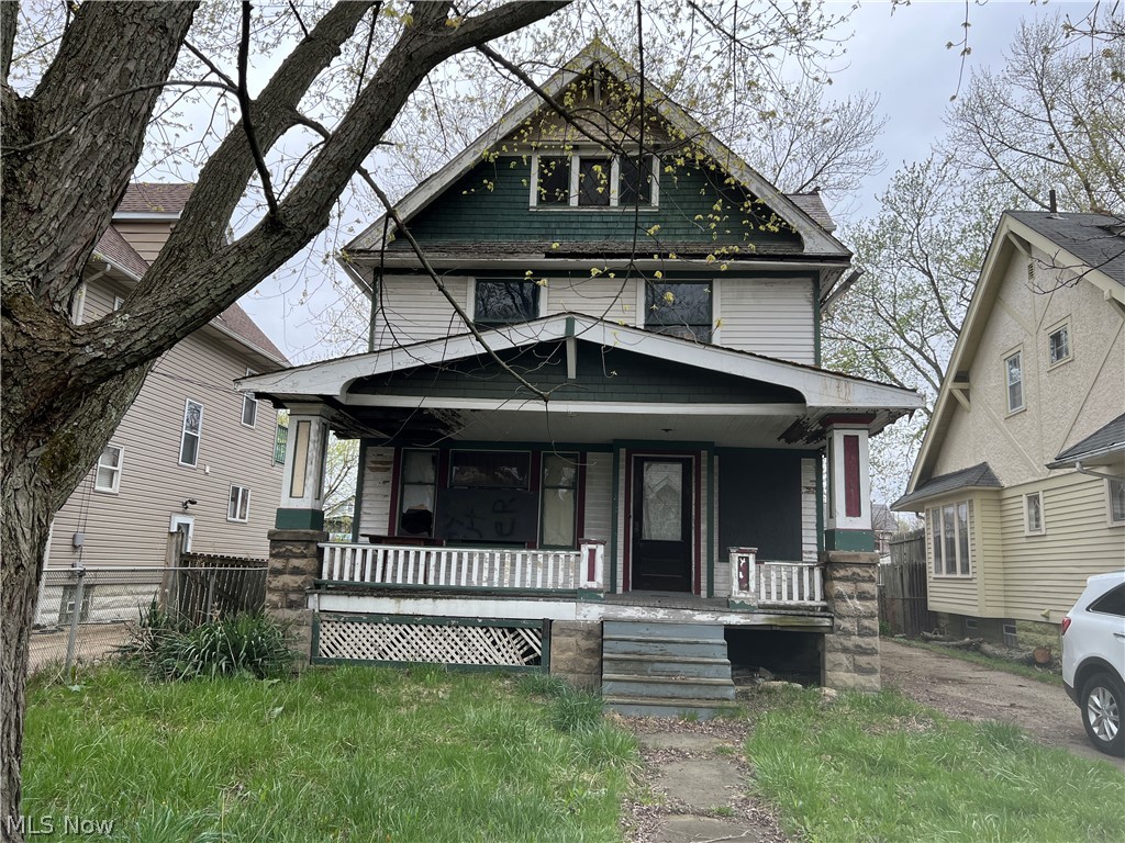 Great rehab opportunity on nice west side street.  Tired front porch colonial with lots of potential for owner occupancy or investment.  Large square footage.
