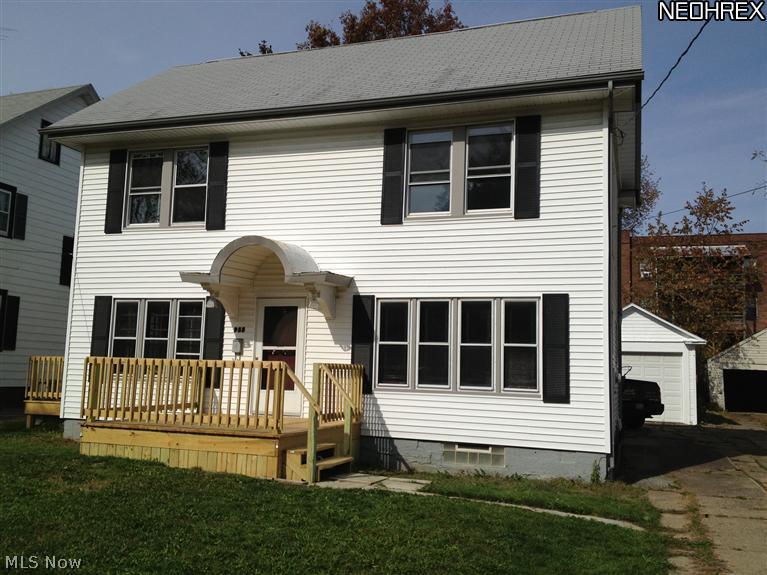3 bedroom colonial, possibly 4 with the extra finished space on the third floor.  Kitchen with newer cabinets, appliances,and flooring. Newer central air and hot water tank. Private front porch and two private decks. Large back yard. Walking distance to the park. Move in ready.