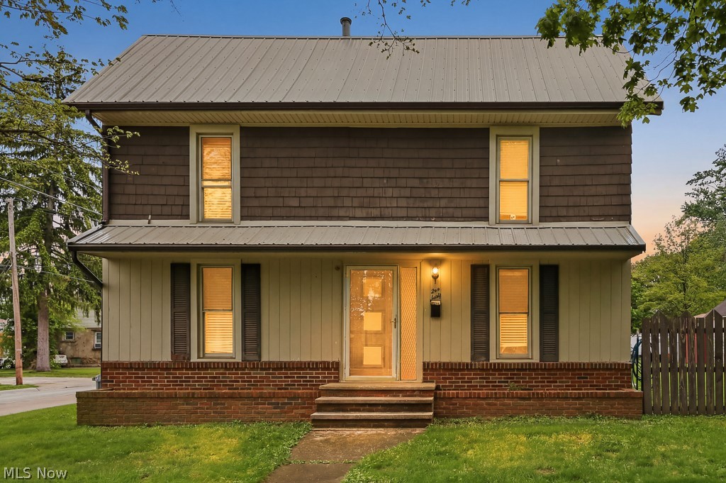 Welcome home to this charming and spacious turn-of-the-century colonial located in the heart of Medina! This 1,753 sq. ft. residence beautifully blends historic character with functional living space. The inviting front porch leads you into a bright interior featuring tall ceilings and original architectural details. With plenty of room to grow, the home offers a versatile floor plan perfect for entertaining or quiet evenings. The 28x40 garage is spacious for cars and projects. Situated just minutes from the historic Medina Square, you’ll enjoy easy access to local dining, boutique shopping, and community events. Don’t miss your chance to own a piece of Medina’s history—schedule your private showing today!