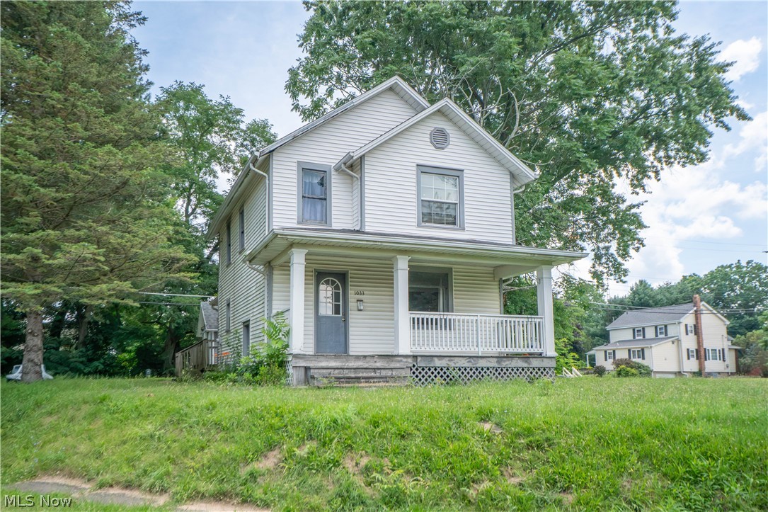 Situated on a corner lot, this 2-bedroom Colonial offers great potential for your next project, rental, or value-add investment. A covered front porch leads into the formal living room, followed by a dining room featuring built-ins and charming character details. The kitchen offers access to a mudroom that leads out to the back deck, creating a functional connection to the outdoor space. Upstairs, you’ll find two bedrooms, including a primary bedroom with a walk-in closet and attic access. A bonus room attached to the second bedroom provides added flexibility, and a full bath completes the upper level. Additional features include an unfinished basement for storage, a detached 1-car garage, shed, and fire pit area. Conveniently located and ready for your vision and improvements!