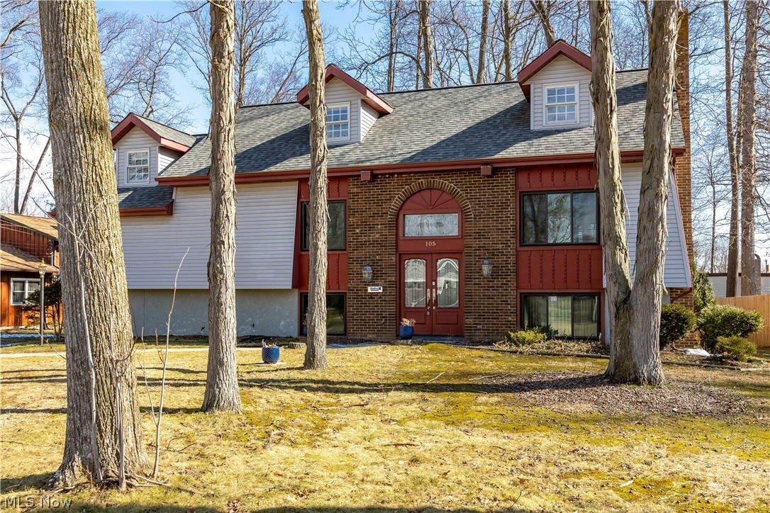 ADJUSTED PRICE: Incredible Value for this 3 bedroom home with room to grow. Don’t Miss Out on this one-of-a-kind residence located in the picturesque community of Amherst, Ohio. This unique bi-level home features a newer Roof (2022), A/C (2024), Furnace (2023), Microwave (2025), Washer/Dryer (2023), Patio (2025), LVT  flooring (2023-2025) boasts 3 bedrooms and 2 full bathrooms, offering ample space for comfortable living. Situated in a desirable cul-de-sac neighborhood & conveniently positioned close to the Amherst Schools.  A short drive or a scenic walk will get you into downtown Amherst where you will find shopping, dining, parks, entertainment & much more creating the perfect combination of accessibility and tranquility. 
With over 2,200 square feet of thoughtfully designed living space, this home showcases a unique character that sets it apart from new constructions. Architectural highlights include a grand vaulted foyer with a striking staircase.  The main floor presents a spacious living room, a formal dining area that leads into the kitchen w/granite counter tops and sliding glass door that opens to a stunning single-tiered wooden deck, overlooking a serene wooded lot & leads down to the patio.

The main level also hosts a second bedroom, a full bathroom, & primary suite, featuring vaulted ceilings, skylights, a cozy sitting area, and a generous walk-in closet. Additionally, the upper level unfinished 800 sq ft of attic space presents an exciting opportunity for expansion, with the potential to create multiple rooms tailored to your needs.

On the lower level, you'll find a sizable family room, accentuated by a charming brick fireplace, as well as another full bathroom, a third bedroom, and a laundry/utility room. Access to the attached, two-car garage with white storage shelves enhances the functionality of this home. A storage shed is available to accommodate outdoor items & equipment.

This wont last long at this amazing price..