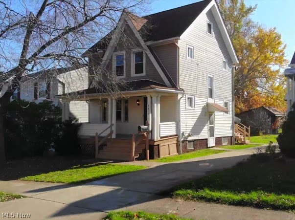 This Parma colonial is ready to be your new home. This gem features an updated kitchen with granite countertops 2021,  stunning hard wood floors that were just refinished 10/2020, New carpeting 10/2020, A unique fireplace along with a large dinning room. The entire house has been painted with modern neutral colors in 10/2020. The oversized back yard, deck, big front porch combined with being in a great location - close to shopping, restaurants and minutes to I480/I77/176 make this property a must see. Schedule your private visit today. Furnace and AC 2009, Roof 2009, Most windows 2009, Siding 2009