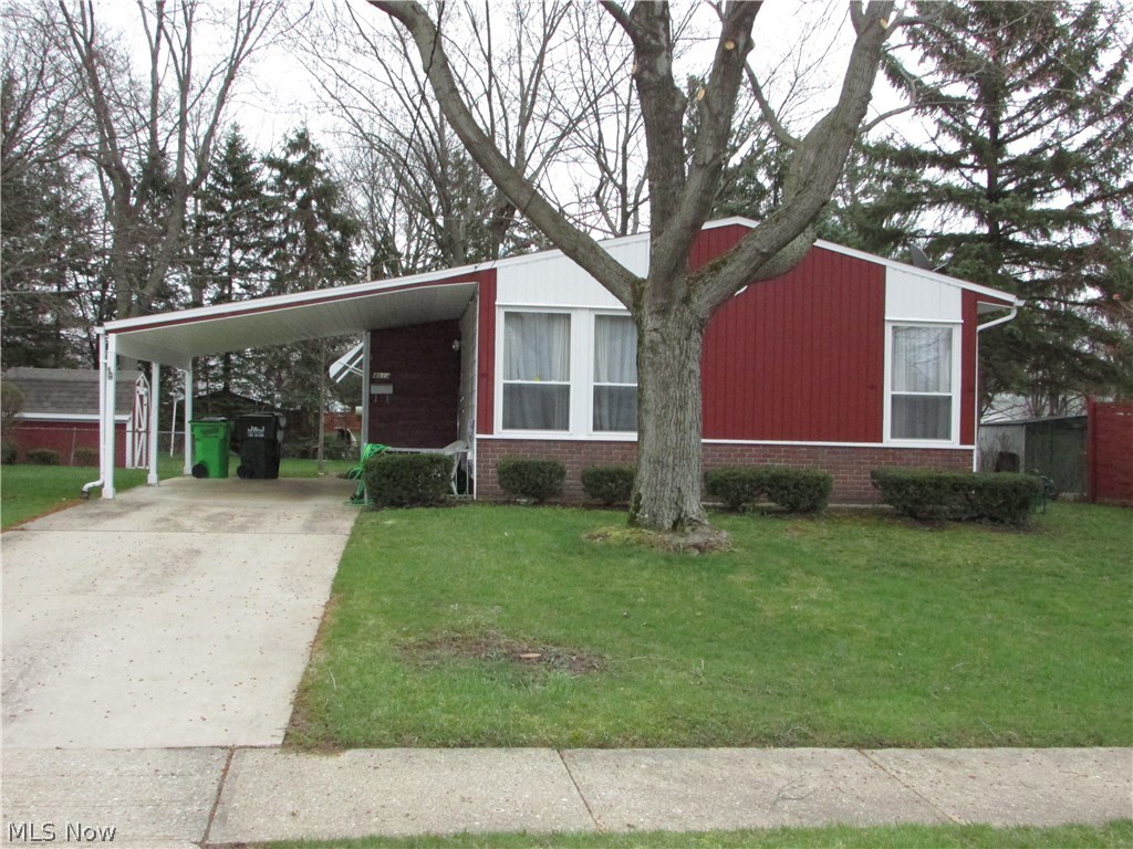 A well maintained Stow ranch with 3 bedrooms and 2 full baths.  An open 22x15 living/great room has vaulted ceiling.  The master bedroom can have a private bath.  The furnace and central air, windows, roof, and more have been updated.  There is a full basement, fenced yard, covered patio, shed, and so much more.
