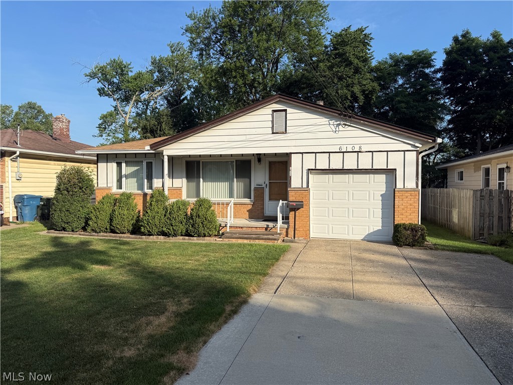 Great value in Parma Heights! This 3-bedroom, 1.5-bath RANCH offers solid bones and plenty of potential. It has been very lightly lived in, but is awaiting your finishing touches. Hardwood floors are featured in the bedrooms and are believed to be under the carpeting in the main living area. The home also offers a spacious kitchen, vinyl windows, a newer furnace, and a very clean basement with additional living space and half bath. Outside, you’ll find a great backyard with shed, and a one-car garage. With a little elbow grease and a few cosmetic updates, this home could be transformed into a true gem. Don’t miss this opportunity to add value and make it your own! Agent owned