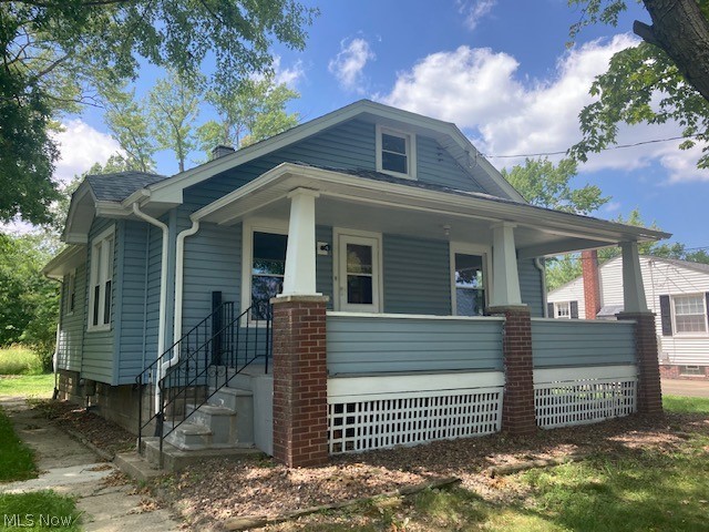 Newly painted interior, all new bathroom fixtures & plumbing, new electric box, all new plumbing lines in the basement. New stove & refrigerator, good counter space & eating area in the kitchen. There is potential for the third bedroom in the upstairs. Home features attached garage. New furnace is being installed. Nice front porch for relaxing.