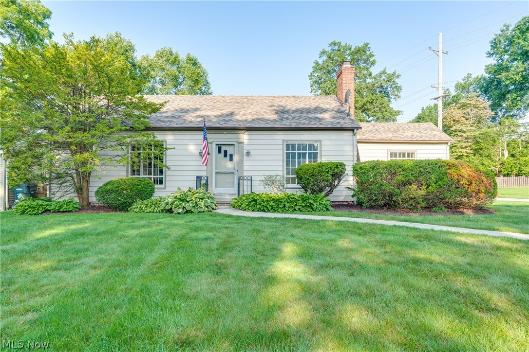 Welcome to 2376 18th St in Cuyahoga Falls! This 1947 Ranch sits on a corner lot, with an attached garage and a finished Breezeway . This house has been loved for many years and is just waiting for you to make it yours ~ The possibilities are endless! Enjoy the outdoors on the private covered deck or private concrete patio. Enter through the Oval window door into the spacious kitchen and eating area.  Rounded archways between rooms. Wood burning fireplace and decorative mantle. 2 possibly 3 bedrooms and 2 full bathrooms.  New pedastal sink and toilet in master bath. First floor laundry. Beautiful hardwood floors (with more to uncover). The interior wood plantation shutters add even more character to the large windows, and allow for ample natural light in the home.
The basement has been waterproofed and is partially finished. It also has built-in and extra room for storage. Toilet, shower, and sink in the basement could be converted into a finished bathroom. 
All appliances will convey