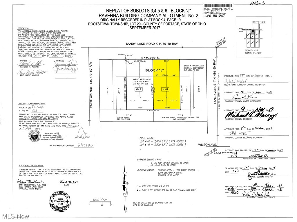 Ravenna Bldg Companys Allotme - Land