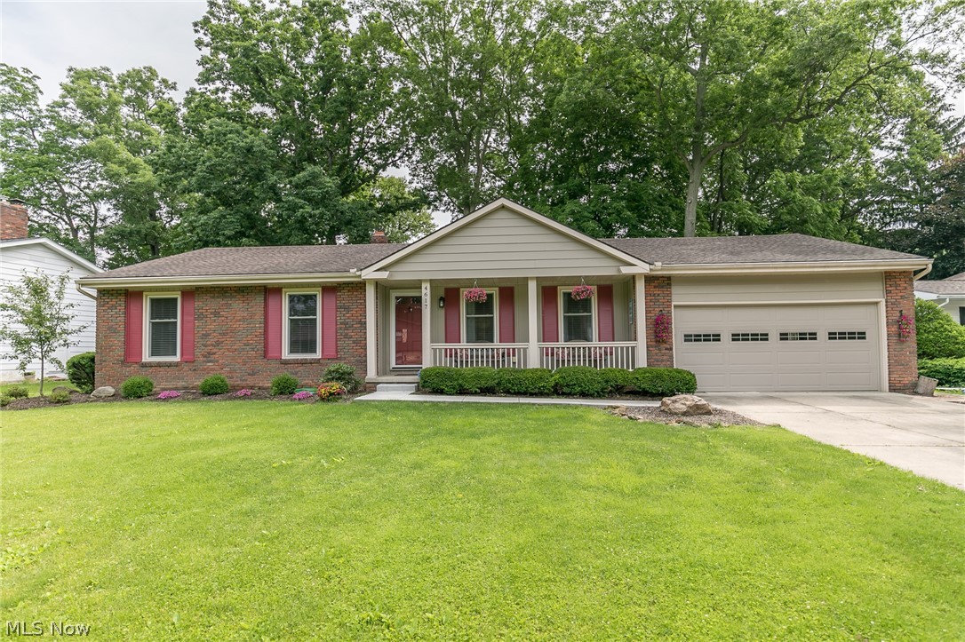 This beautiful ranch home has 3 bedrooms, 2.5 bathrooms, eat-in-kitchen, living room and family room. The open kitchen overlooks the family room and features stainless steel appliances, beautiful cabinets with plenty of storage, and newer counter tops and back splash. The spacious master bedroom has an attached full bath. Each bedroom is generous in size with beautiful hardwood floors. Enjoy the rec room and half bath in the basement. The beautiful backyard can be enjoyed from the enclosed porch or on the outdoor patio. O ptional HOA available for Wyoga Lake. This home is a must-see, call for your private showing today!