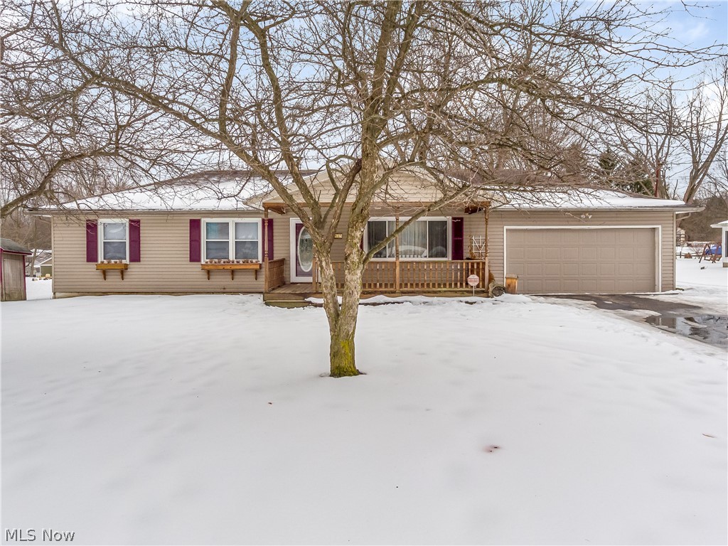 Welcome to 2702 Delhi Dr. Beautifully landscaped, well maintained ranch with a two car attached garage on a quiet cult-da-sac. Nice front covered porch to sit outside enjoying the seasons.  Upon entering the front door there is a large front family room, Spacious eating area with ceiling fan and kitchen comes with electric stove,  refrigerator and solid high quality wood cabinets with lots of counter space. Entry way off the kitchen area leads to laundry room, garage and main bedroom.  Main bedroom having ample space has individual full bath with French doors having access to backyard patio deck.    This house also includes 3 more bedrooms and full bath off of the hall by family room. Back yard includes a nice children's play house and a large shed.  A Must See.  Schedule your showing today and this house can be yours. Roof, windows, front door, kitchen and front porch updated in 2001. Hot water tank updated 2019.  Furnace 1997. Well and septic updated to 2 tanks in 2000. Water softene