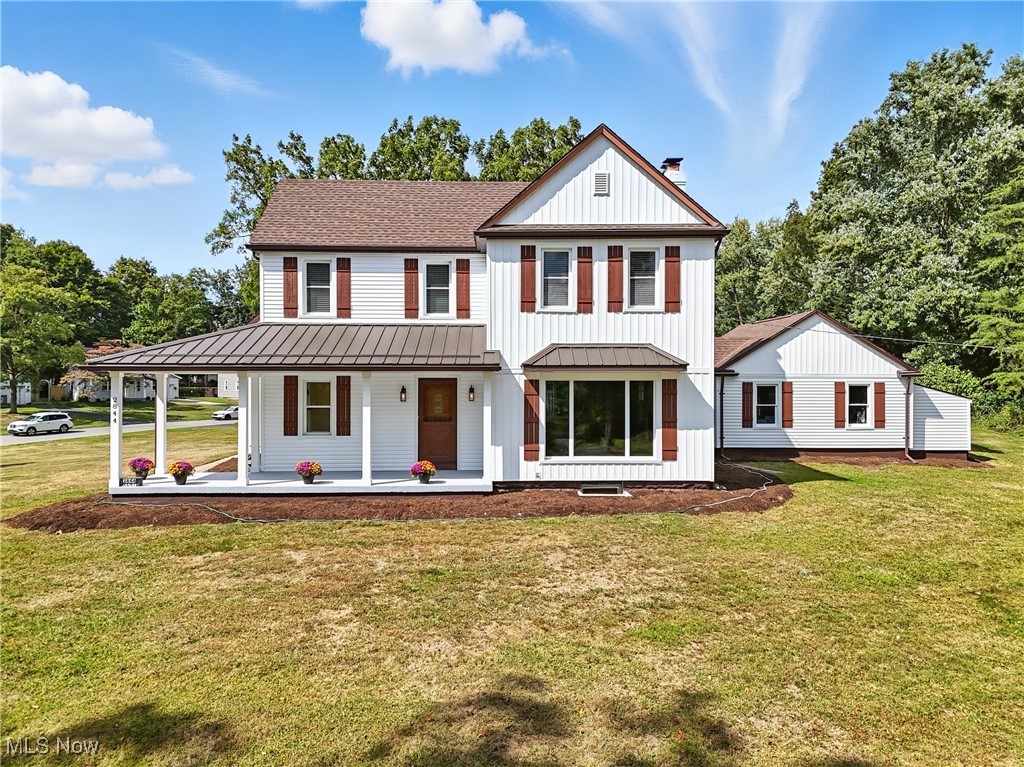 Welcome to this beautifully updated 3-bedroom, 3-bath colonial in Silver Lake. Situated on a stunning 1.1-acre lot, this 2,575 sq. ft. home offers charm, space, and modern updates throughout.

The inviting curb appeal features a covered front porch, new siding, and a convenient back entry that leads into a spacious mudroom. Step inside to refinished white oak hardwood floors and a flowing floor plan. The updated kitchen showcases quartz countertops, black stainless steel appliances, and brand-new cabinetry, opening into the dining and large family/living room—perfect for everyday living and gatherings.

Upstairs, you’ll find three bedrooms, including a primary suite with a large walk-in closet and a fully renovated bathroom. The finished basement expands your living space with a beautiful fireplace, a second kitchen, and a full bath—ideal for entertaining or use as a private in-law suite.

With its spacious lot, tasteful updates, and versatile living areas, this home is truly move-in ready and a rare find in Silver Lake.