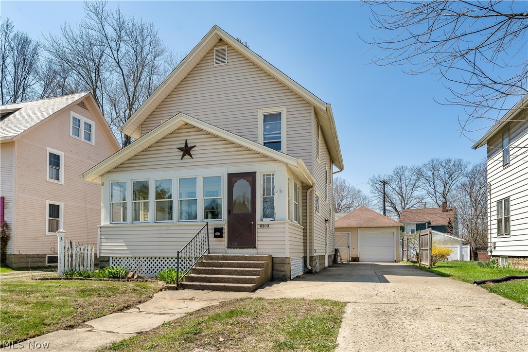 Discover the perfect blend of vintage soul and modern reliability in this charming 1930s Colonial! Nestled on a quiet street, this home welcomes you with the kind of character you just can’t find in newer builds.

From the moment you step into the enclosed front porch, you’ll feel at home. It's the perfect, cozy spot for enjoying your morning coffee or relaxing while listening to the rain. Inside, the home radiates warmth and features original woodwork throughout. Preserved character shines in the formal dining room, complete with an original built-in buffet.

The interior has been freshly repainted, offering a comfortable and lived-in space. You can move right in and take your time making it your own. Breathe easy knowing the "big ticket" items were replaced not long ago. Updates include the water heater (3+ years), furnace (8+ years), and roof (2017). The functional layout includes three bedrooms and a full bathroom upstairs, plus a dry basement ready for storage or hobbies. Step out back to find a deck perfect for evening relaxation and weekend hangouts. The deck overlooks a fully fenced-in backyard, providing a private and secure outdoor space for everyone to enjoy. Complete with a concrete driveway and detached garage, this home is just minutes from the Lake Erie shoreline and local favorites.

Classic, cozy, and mechanically sound. Welcome home to Birchwood Ave!