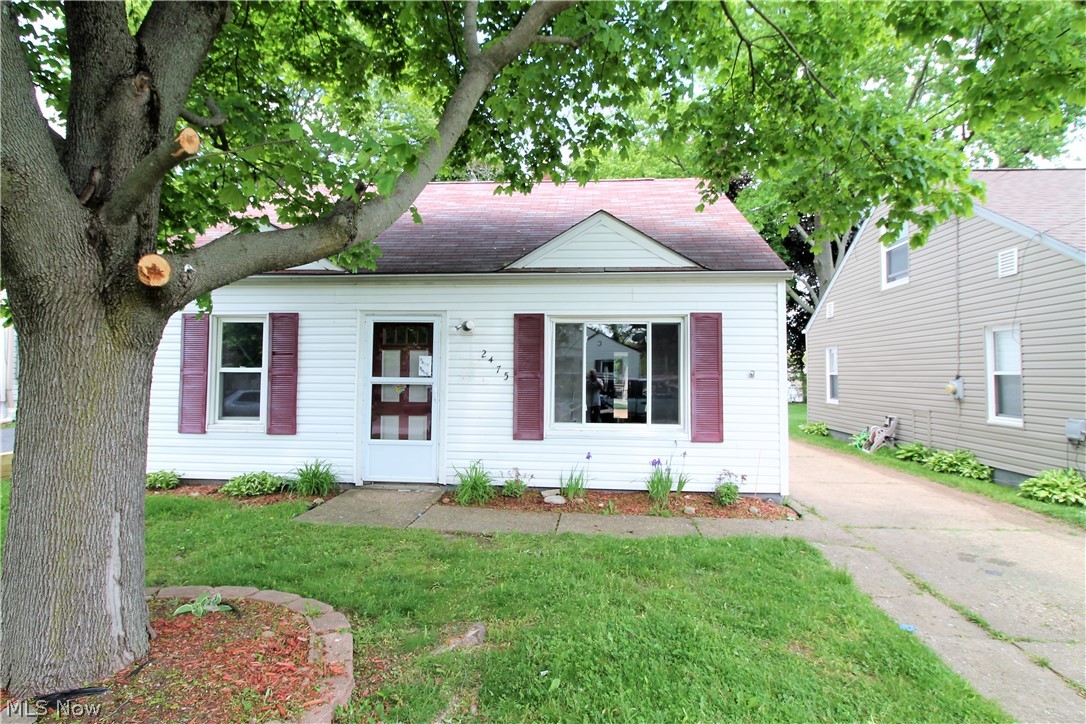 Endless possibilities with this two bedroom, one full bath Ellet ranch home. Could be a great rental or great starter home or rehab!  Come on in from the cute front yard to the living room, kitchen with eat in area, two bedrooms, and a full bathroom. The backyard has a patio for sitting out and enjoying, 2 car detached garage. Be your own decorator!