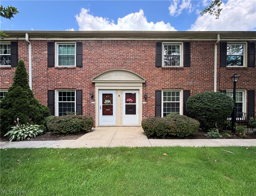 Welcome to the desirable and quite affordable west Akron condo living at Georgetown.  The well appointed and updated townhouse offers 2 bedrooms and 1.5 baths.  The living room & eat-in kitchen area have newer LVT flooring, half bath and an update kitchen with granite counters and stainless steel appliances.  Through the sliding glass door you’ll enjoy either a sun room or the fist floor laundry as it’s currently set up for.  Off this area is the private patio and access to your assigned parking right behind your unit.  Second floor offers two bedrooms and a nicely updated bath with walk in large shower.  Enjoy the swimming pool, update party room and tennis courts.  This is a very convenient location close to downtown, eateries and great shopping in the Montrose area.  The unit is neutrally decorated and well maintained.  Schedule your showing today