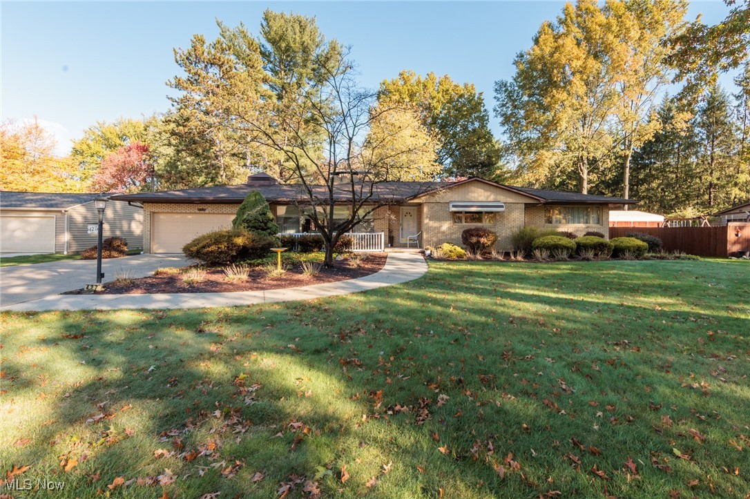 Charming 3-Bedroom Brick Ranch in Tallmadge
Welcome home to this well-maintained 3-bedroom, 2-full-bath brick ranch offering comfort, space, and easy living. Step inside to a ceramic foyer, welcoming sunken living room and a full-size dining area perfect for entertaining. The bright family room fills with natural light, creating a warm and inviting space for relaxation. The eat-in kitchen features cherry cabinets, full appliances, and easy-care ceramic tile flooring. Each bedroom offers plush carpeting and generous closet space, providing plenty of storage throughout. Enjoy the outdoors from the brick patio overlooking the spacious backyard. Additional highlights include a two-car garage, storage shed, and partial basement.

This low-maintenance ranch is move-in ready and waiting for you to make it your own!