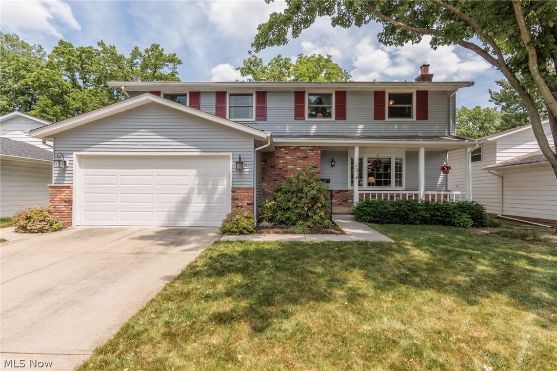 Welcome to 457 Edgewood Circle, tucked away on a private cul-de-sac in the heart of Berea. This meticulously maintained home offers exceptional space, thoughtful updates, and a peaceful setting surrounded by mature trees.
The eat-in kitchen features quartz countertops, abundant cabinetry with built-ins, a pantry with a convenient lazy Susan, and plenty of workspace for everyday living and entertaining. The spacious, light-filled living and dining room showcase a wood-burning fireplace and hardwood flooring beneath the carpeting. Just steps away, the inviting family room opens through an updated Pella patio door (2020) to a serene, private backyard complete with a newer fence (2023), storage shed, updated exterior lighting, and beautiful mature landscaping.
Upstairs, the expansive primary suite offers a renovated private bath and a dedicated office or sitting area with the potential to be converted into a fifth bedroom. Three additional generously sized bedrooms share an updated hall bath featuring dual sinks.
The lower level provides ample storage, laundry facilities, and excellent potential for additional finished living space. Additional highlights include a Miracle Stone garage floor and numerous updates throughout.
Ideally located just minutes from the Cleveland Metroparks, Coe Lake, Baldwin Wallace University, local restaurants, shopping, schools, and convenient highway access, this exceptional property combines comfort, convenience, and timeless appeal.