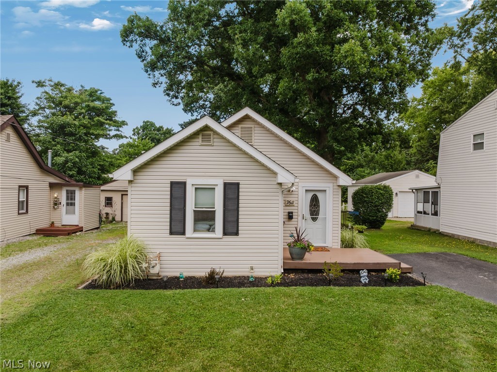 Beautifully Renovated Bungalow in Mentor-on-the-Lake – Move-In Ready! Welcome home to this beautifully renovated 1-bedroom, 1-bath bungalow in the heart of Mentor-on-the-Lake! From the moment you step inside, you'll appreciate the bright, open floor plan designed for comfortable everyday living and effortless entertaining.The stunning vaulted ceilings in the living room create an airy, spacious feel, while the oversized bedroom offers plenty of room to relax and unwind. Every detail has been thoughtfully updated, making this home truly move-in ready. Step outside to enjoy the fully fenced backyard, complete with a patio perfect for summer barbecues, morning coffee, or evenings around the fire pit. A storage shed provides additional space for lawn equipment, bikes, and seasonal items. Whether you're a first-time homebuyer, looking to downsize, or searching for a low-maintenance home, this charming bungalow checks all the boxes. Well maintained, beautifully updated, and affordably priced, this is an incredible opportunity to own a home that's ready for you from day one. Don't miss your chance to make this adorable Mentor-on-the-Lake gem your own—schedule your private showing today!