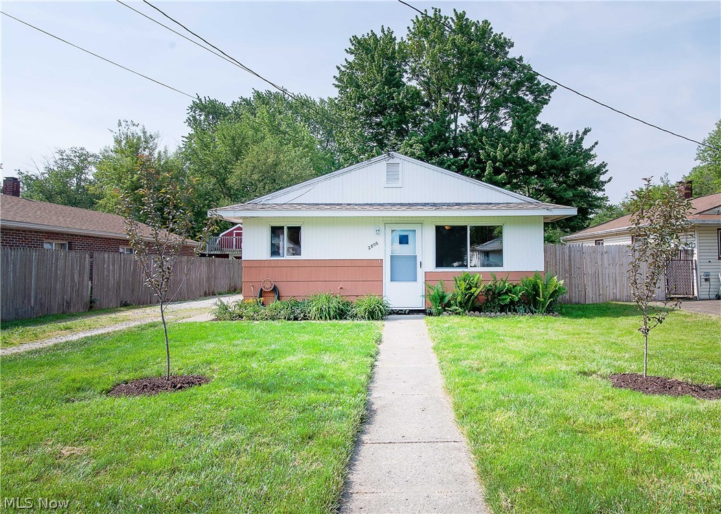 Great starter ranch-home located in Plain Local school! Pride of ownership here with all in one-floor living and well-maintained home. Freshly painted. It offers a living room with plenty of natural light, three bedrooms, all with ceiling fans, a full bathroom with tiles floor, built-in shelves on the hallway, an eat-in kitchen with tiles floor, a breakfast bar, refrigerator & stove, freshly painted cabinets, and a dinette area—a convenient first-floor laundry room/mudroom with washer and dryer. Private fenced-in backyard. Detached oversized one-car garage (16 x 19). Updates include house and garage new roof (2021), new flooring (2021), exterior & interior paint (2021), new sink, change interior doors, new windows screens, and had the furnace inspection (2021). Make your appointment for your private showing today!
