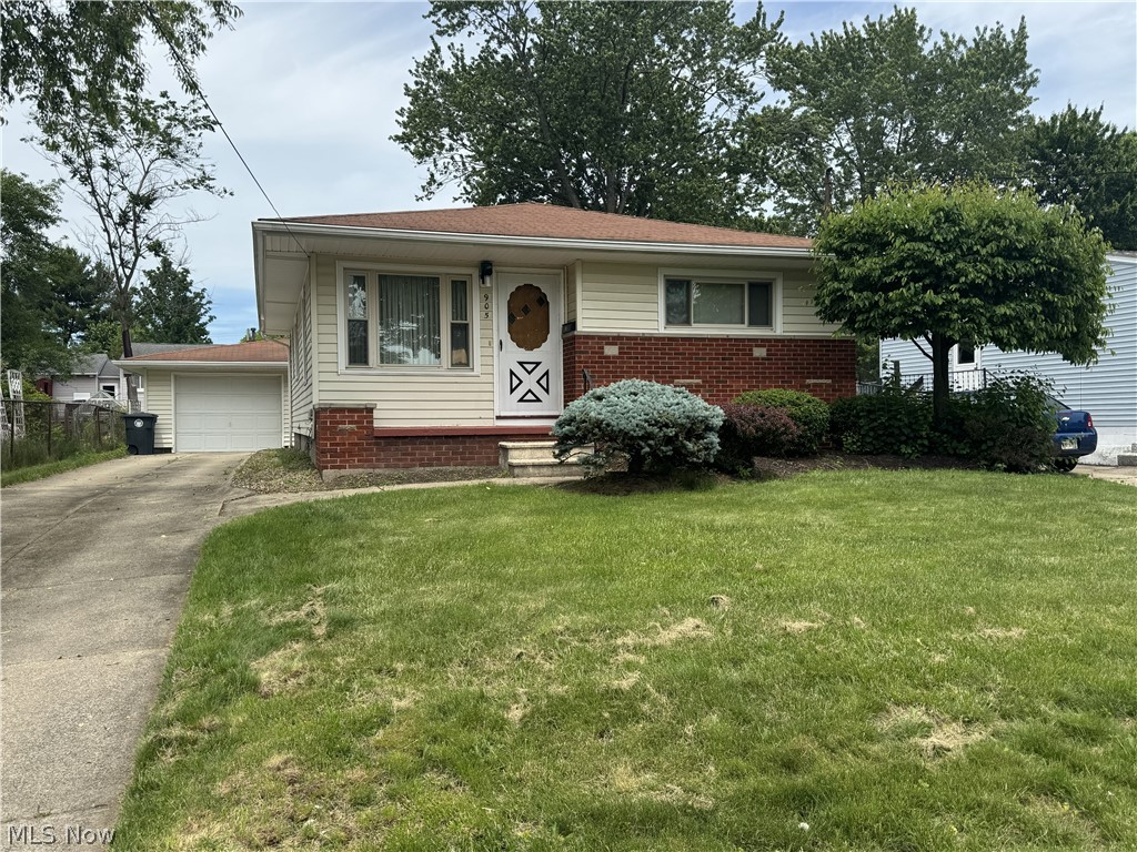 Mr. & Mrs. Clean have loved and maintained this 3 bedroom, 2 bath ranch beautifully! Eat-in kitchen, living room and all 3 bedrooms have hardwood floors under the carpet. Partially finished basement with large family room, office and full bathroom. 1 Car detached garage with opener and heated workshop - perfect for a man cave or she shed! Chain link fenced backyard. Glass block basement windows. Sold "as-is".