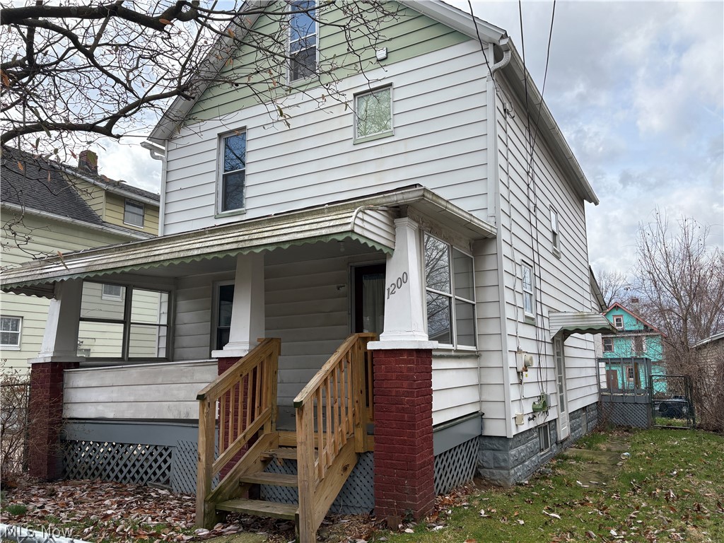 Great opportunity to call this Akron classic your home or add it to your investment portfolio. There have been many updates throughout the home. Comfortable living spaces flow through the first floor with a full bath on the first floor. Upstairs you'll find three spacious bedrooms and a second full bath. Convienently located near downtown and close to highways. Don't miss out on this one.
