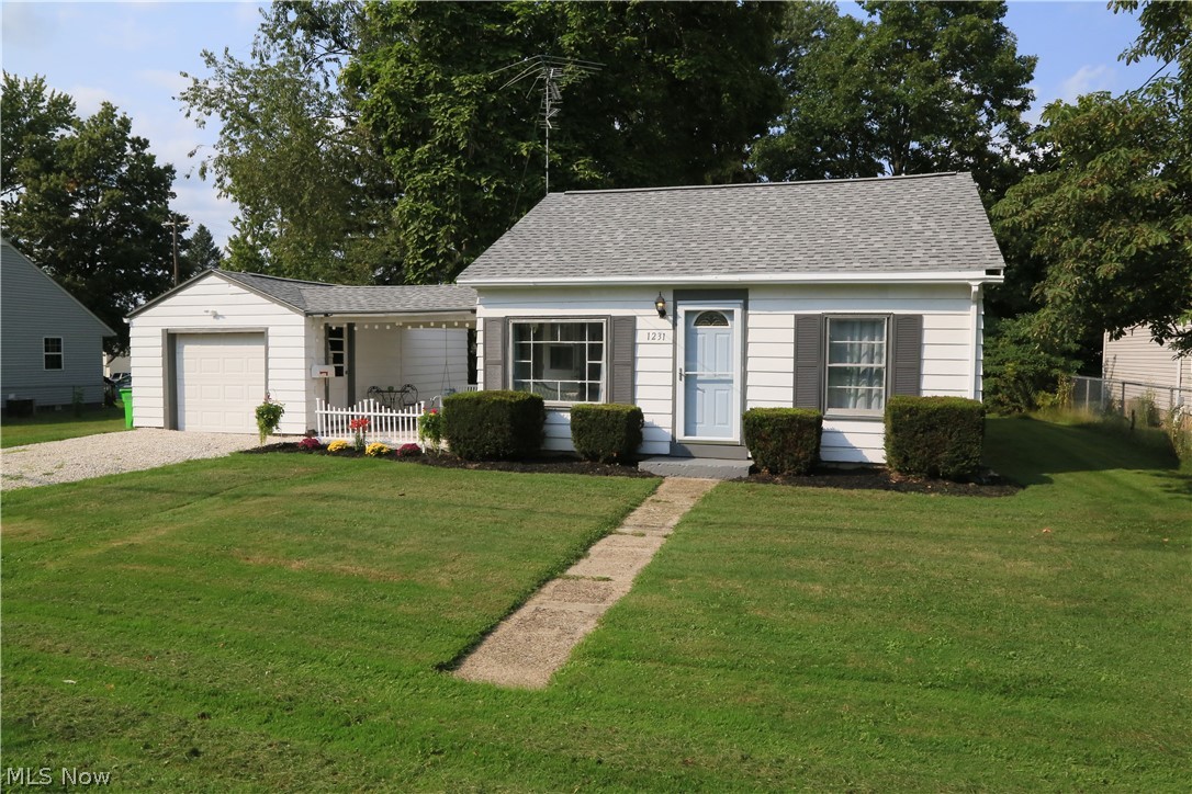 This 2 bedroom, 1 bath ranch offers single floor living and is newly renovated / remodeled. With two city  lots offering over a quarter acre, you can stretch out and enjoy. Single, detached garage, new from top to bottom and a laundry room off the rear of the house. A lucky find in the city. Make an offer and make it yours.