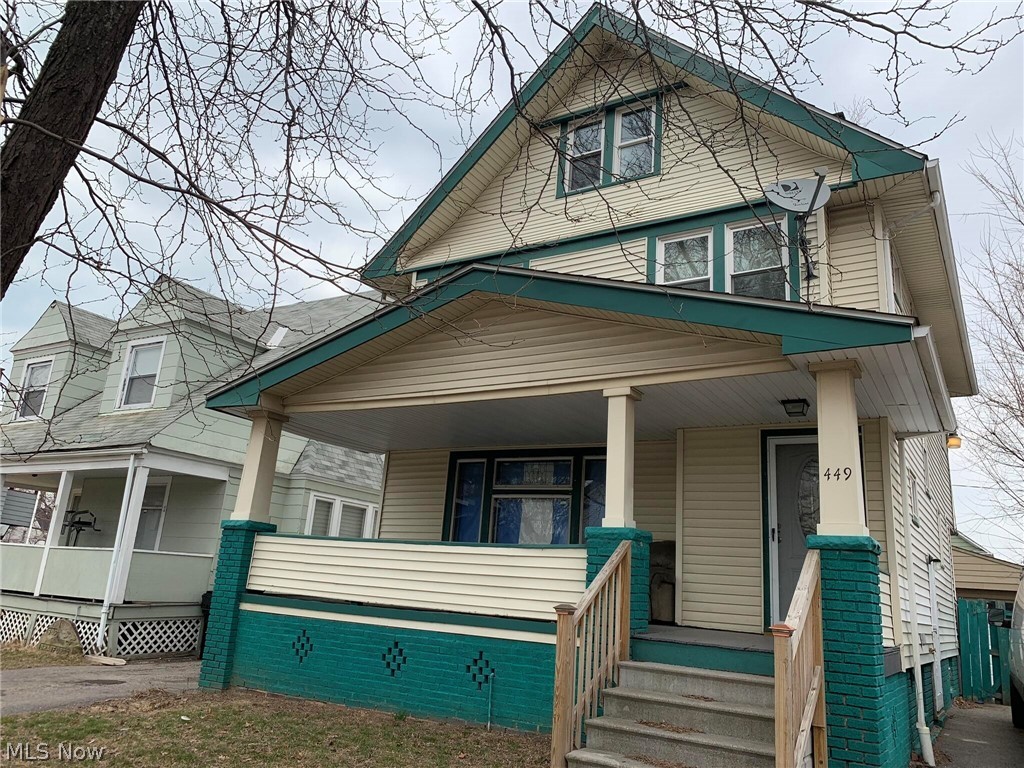 Investor's dream. Spacious 6 bedroom home, with 2 bedrooms on 3rd floor and 4 bedrooms on 2nd floor, full basement, new water heater, and detached 2 car garage. Already rented to long-term tenants through Sec 8/CMHA, paid by monthly direct deposits. Please do not disturb tenants.