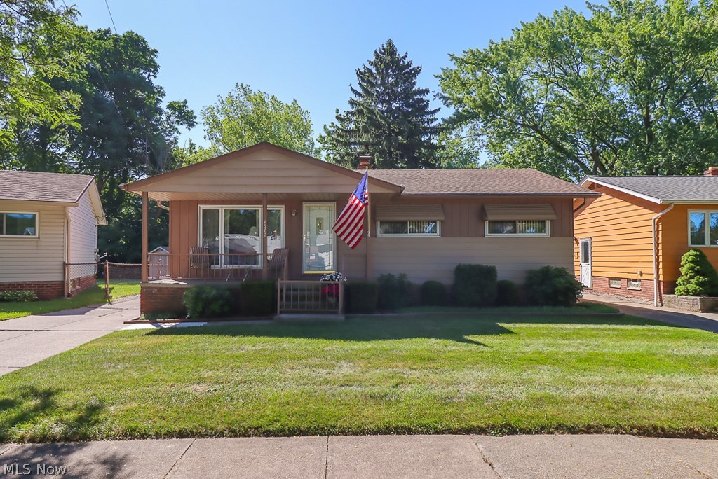 You will feel right at home in this well cared for South Hills area, three-bedroom ranch, relaxing on your front porch. Featuring an updated kitchen, remodel Bathroom and newer hot water tank. There are hardwoods floors under the carpeting. The lower level has a large rec room, half bath, laundry area and plenty of storage. There is also a two car garage.  This home sits on a large over 200 foot deep lot.