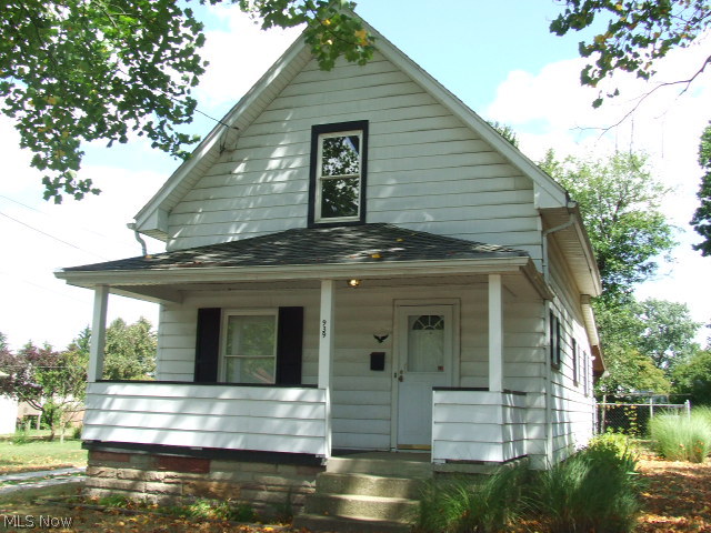 Well-maintained Cape Cod on shady 1/3 acre corner lot.  Bigger than it looks!  First floor includes large living room, formal dining room, family room that could be 3rd bedroom and connected to first floor full bathroom.  Kitchen with pantry and extra hall space leading to small mud room and fenced backyard area with large shed.  Upstairs is two nice-sized bedrooms, one with half bath.  Part of corner lot is fenced, part is not.  Front porch, waterproofed basement  and shed.  Home Warranty.  Make your appointment today.
