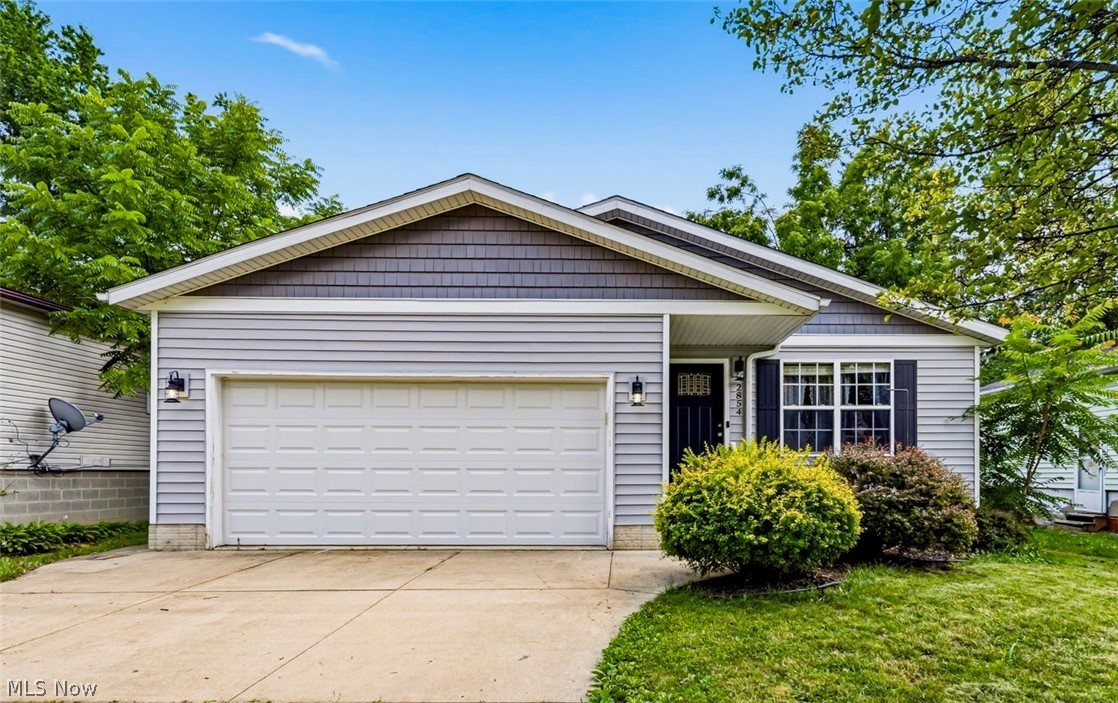 Welcome home to this move-in ready ranch featuring 3 bedrooms, 2 full bathrooms, and a spacious finished basement. The fully fenced backyard offers privacy and the perfect setting to relax and unwind on the back deck. The kitchen boasts beautiful granite countertops, a large breakfast bar, and abundant cabinetry, making it ideal for both everyday living and entertaining. The bedrooms offer generous closet space, while the primary suite features a private en-suite bathroom. An oversized attached 2-car garage with an automatic opener provides convenience and additional storage. The finished lower level offers a massive recreation room, a home office, and a versatile flex room to suit your needs. You’ll also find an unfinished utility and workshop area that’s ready for hobbies, projects, or extra storage. All kitchen and laundry appliances remain with the home, making your move even easier. Don’t miss this wonderful opportunity—schedule your private showing today and make this house your new home! Located 10 minutes to University of Akron, 15 minutes to downtown Cuyahoga Falls and Portgage Lakes and 20 minutes to Stan Hywet Hall & Gardens!