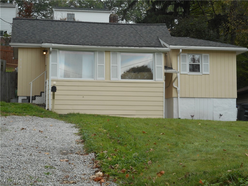Adorable and updated home in Ellet Schools!   Updates include:  Kitchen, bathroom, carpeting, glass block windows in basement, tiled floors, back door, gutters, downspouts, fascia, driveway gravel.   Roof (2013); furnace & hot water tank (2014).  Deck off the kitchen, walk out from the basement.   This home would also be an awesome investment.