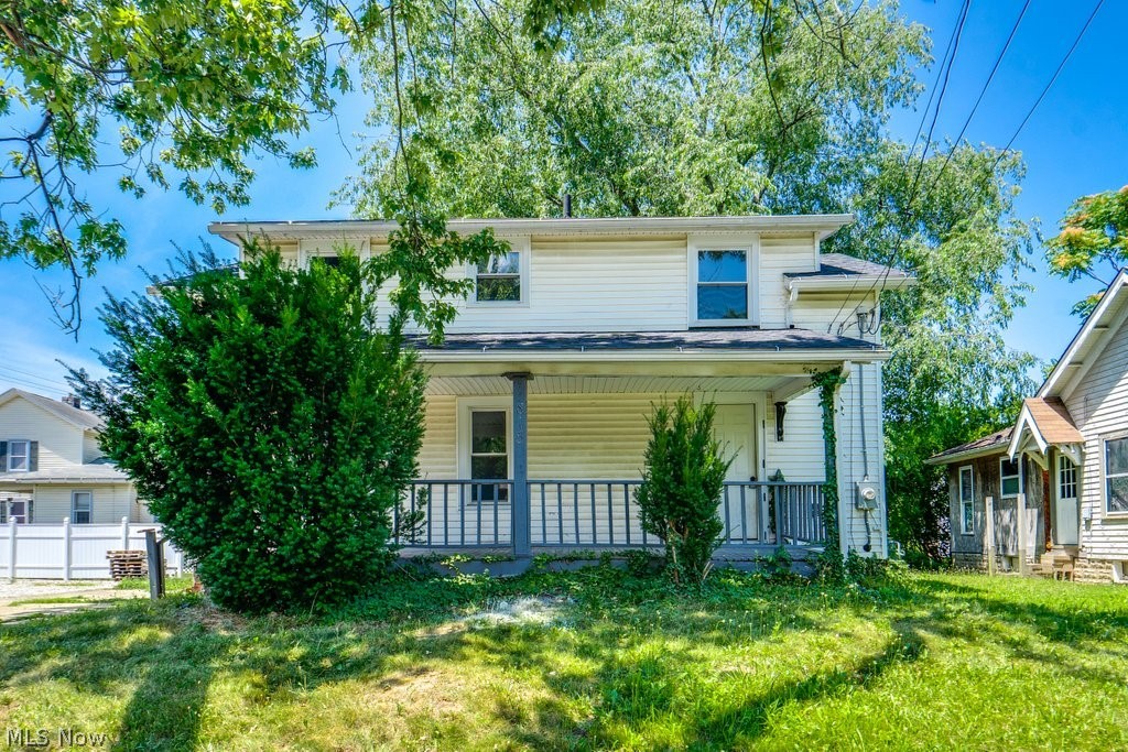 Welcome to this 3-bedroom, 1.5-bath home offering approximately 1,037 square feet of living space. Built in 1888, this home features a functional floor plan with a living room, kitchen, one bedroom, and a convenient half bathroom on the main level. Upstairs, you'll find two additional bedrooms and a full bathroom, providing a practical layout with separate living and sleeping areas. This property is looking for its next owner.
