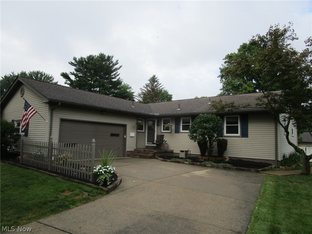 Move in Condition L Shaped Ranch in beautiful Poland Neighborhood.  This Home features 3 ample size Bedrooms all with Hardwood Floors and generous closet space.  The First Floor Main and Half Baths have been updated and there are replacement windows throughout.  The Open Floor Plan features a Spacious Living Room with a Gas Log Fireplace and Hardwood Floor.  The Kitchen and Formal Dining Area have also been beautifully updated.  All Stainless Steel Appliances in the Kitchen will remain.  The Finished Basement is Awesome featuring a Family Room/Rec Room with Berber Carpet and an array of storage closets.  The other side of the basement area encompasses the Laundry Area, Shower Stall, and an additional Storage Closet.  A new Electric Service is being installed this week.  The outdoors here is also to be enjoyed.  A Two Tiered Deck is located off of the Living Room.  A Gazebo also enhances the enjoyment of the Deck and allows you to look out over the beautiful Backyard.  This is truly a l