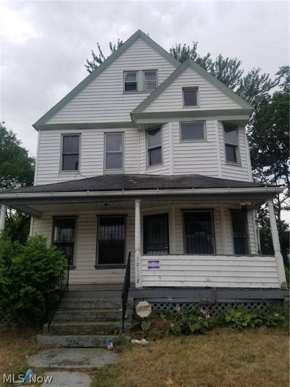 This home is a a large multi family turned into a single. House has been gutted, electric rann, and  drywall and insulation waiting for the right investor to put it back together again.