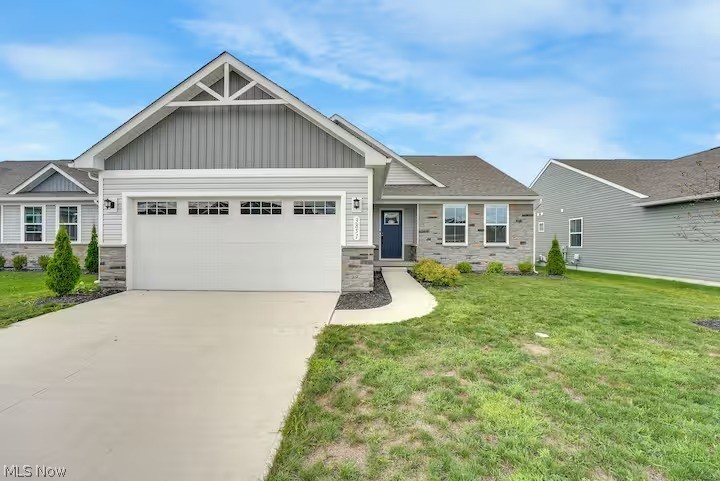 Welcome to this stunning open-concept home built in 2024, offering modern style and thoughtful upgrades throughout. Luxury vinyl plank and ceramic flooring add both beauty and durability to the space. The kitchen is designed to impress with granite countertops, modern cabinetry, stainless steel appliances, a pantry, and a large island perfect for gathering and everyday living. It opens directly into a spacious great room, creating a warm and inviting atmosphere. The owner’s suite features a walk-in tile shower with seating, double vanity, and a walk-in closet. Two additional bedrooms and a full bathroom on the main floor provide plenty of space for family or guests. A standout feature is the finished basement—an upgrade completed by the current owner—offering a full bathroom, flexible living space, and plenty of storage.