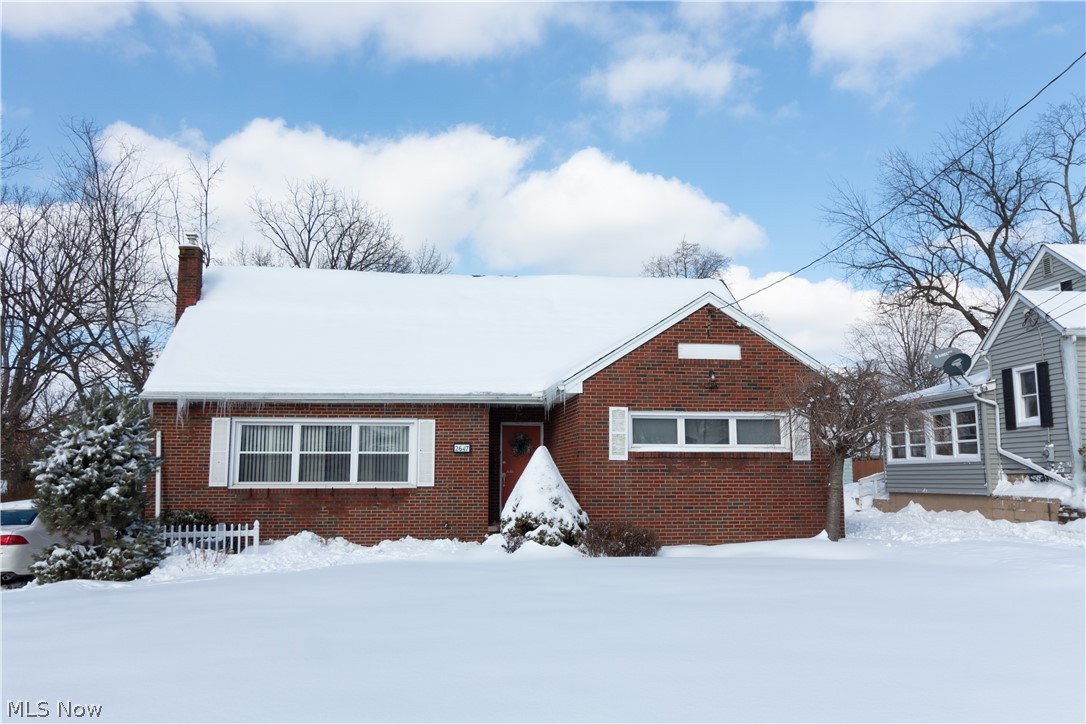 Charming, oversized 4-bedroom, 2-full bath Cape Cod in Ellet.  Nice, large rooms on the first floor include two bedrooms (one currently used as an office), full bathroom, roomy living room with decorative/moveable "fireplace", that is open to formal dining room and applianced, eat-in kitchen with oak cabinets and ceramic floor.  Upstairs are two more huge bedrooms and second full bathroom.  Most bedrooms have double-size closets. Right out the back door is supersized deck (2014) that locks and leads to above-ground pool.  Full basement, divided into several rooms.  There's also 2-1/2 car detached garage with opener and paved driveway.  Furnace approx 6 yrs, H20 = 2020, newer windows.  Home Warranty included.  Make an appointment today to see your new HOME!