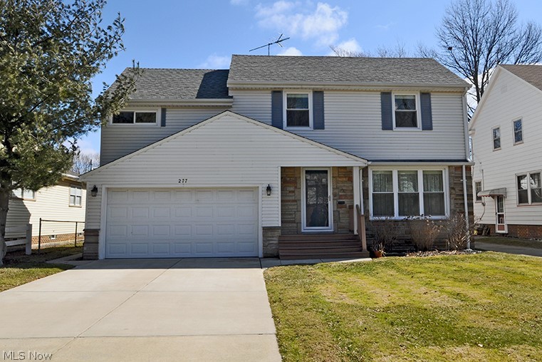 Great opportunity with this charming 4 Bedroom/2.5 Bath Colonial situated on a residential street off Lakeshore Blvd!! Walk into this beautiful home and enter the Foyer and the spacious Living Room with abundant natural lighting. The Dining Room offers built-in cabinets and access to the backyard porch area! The Eat-In Kitchen is 21x10 with wood laminate flooring! The first floor Half Bathroom will be perfect for guests when entertaining. The Second Floor will have all generous size Bedrooms including the 18x12 Master Bedroom with hardwood floors and a walk-in closet!  The Full Bathroom is 9x8 with laminate flooring. One of the other 3 Bedrooms offers a cedar closet. The Full Basement is WATERPROOFED and has a Finished Recreation Room and another Full Bathroom! Other notables include: Concord forced air furnace and newer Central Air Conditioning, 40 gallon hot H2O tank, updated electrical, vinyl siding, newer concrete driveway - 2015, and landscaped yard! Front Porch is 8 years old and