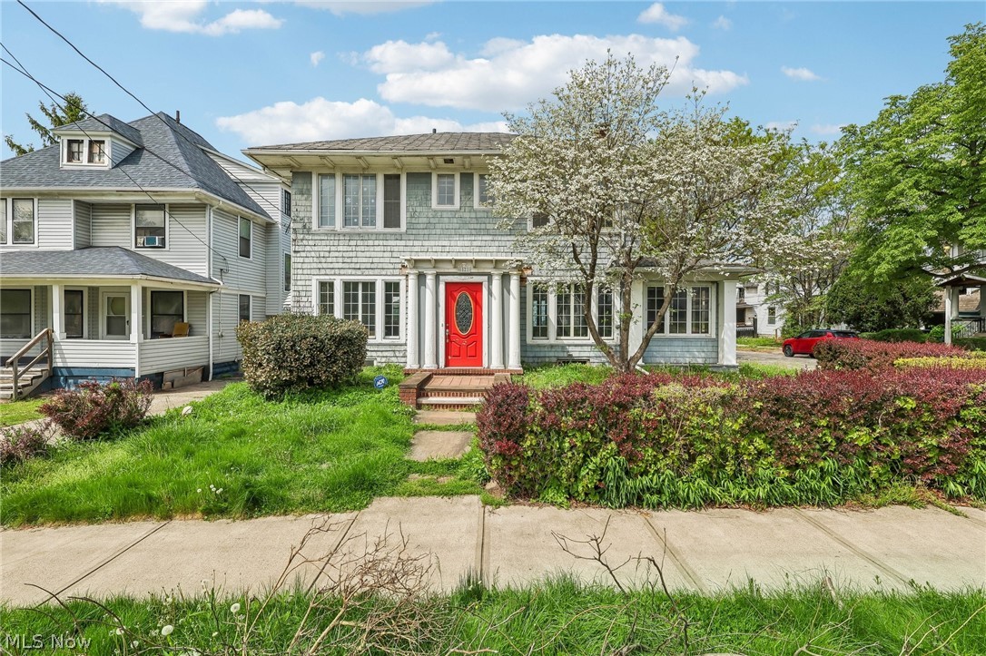 Value-add investment opportunity! You won't want to miss this expansive 2 bedroom, 1.5 bath (with bonus room!) colonial in historic Slavic Village. As you enter you will notice a grand staircase, spacious family room and beautiful large windows allowing for ample natural light. This house has both a formal dining room, and a large eat in area in the kitchen.